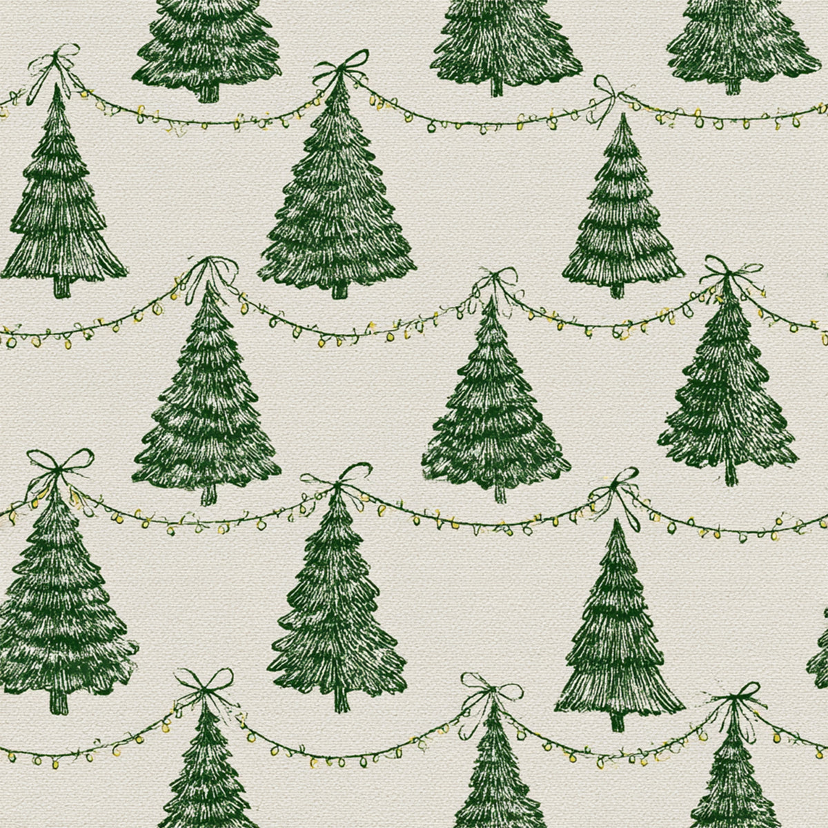 Green Christmas Trees Zippy