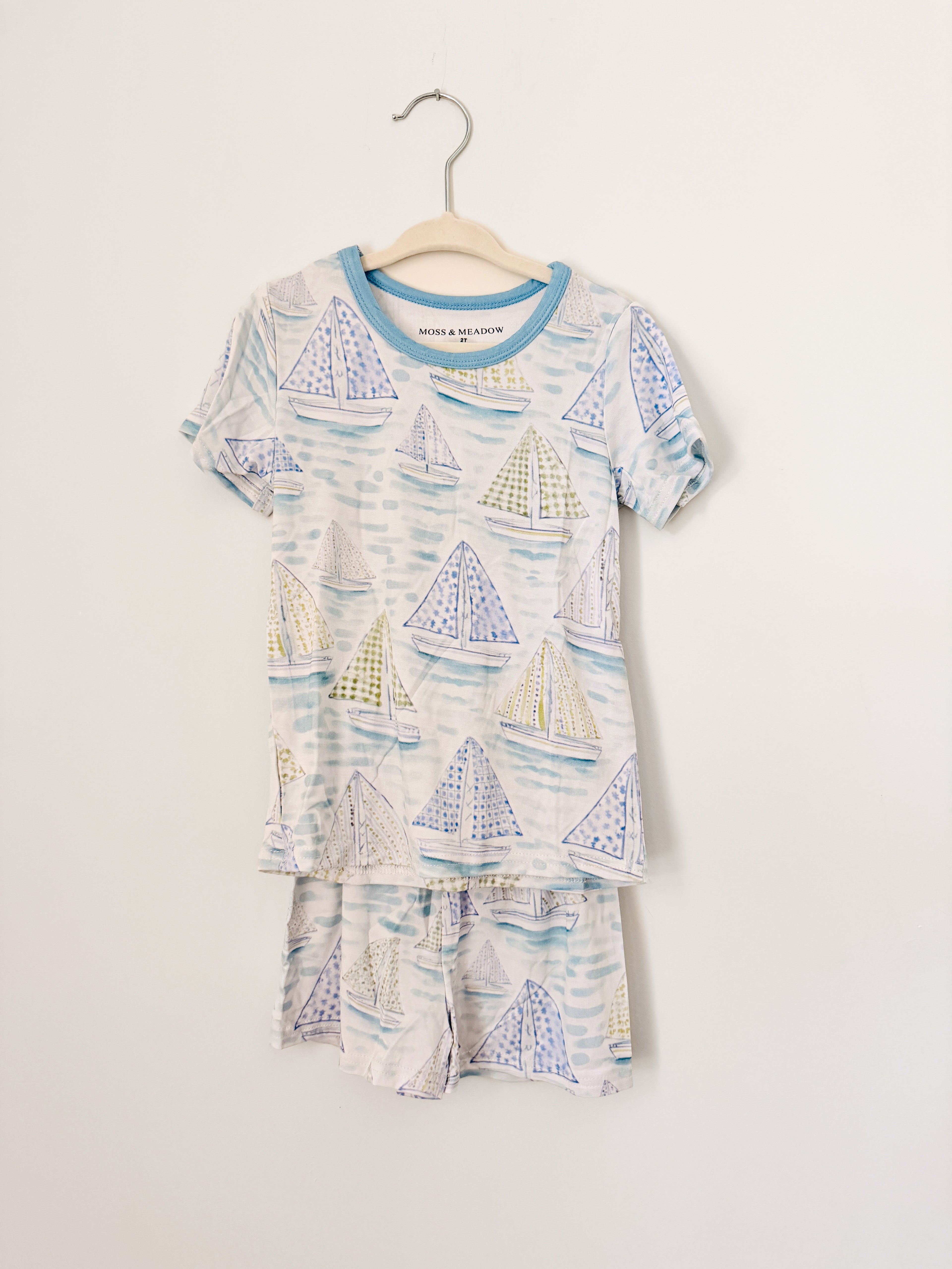 Sailboat Breeze Two Piece Short Set