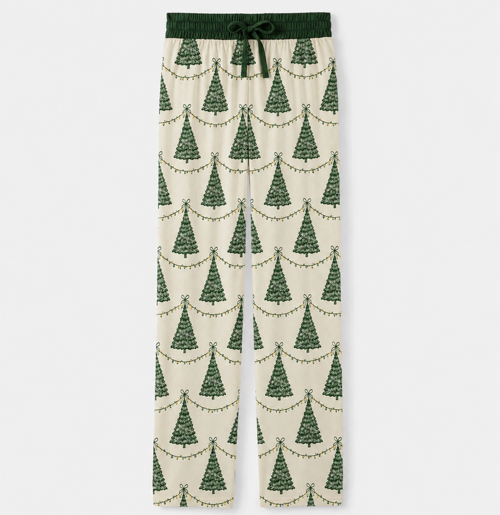 Green Christmas Trees - Adult Pants