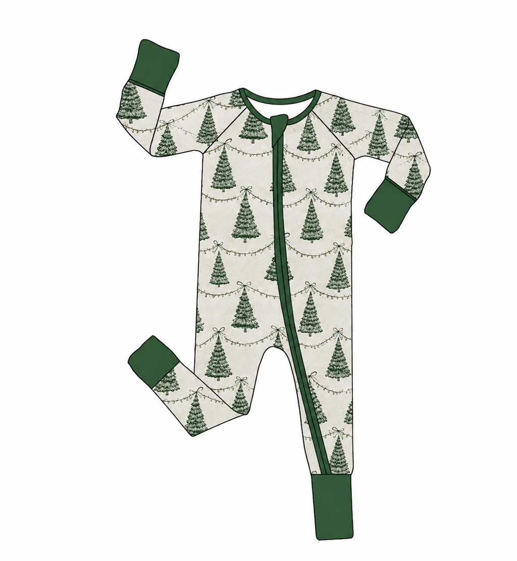 Green Christmas Trees Zippy