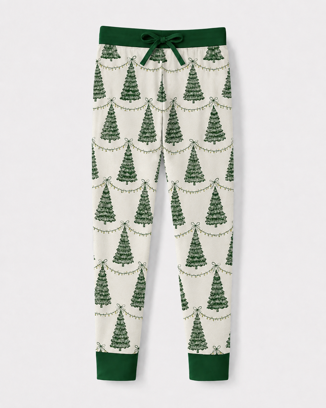Green Christmas Trees Juniors Joggers